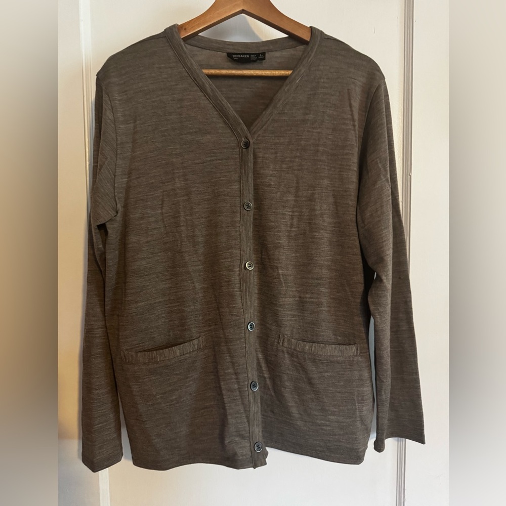 Icebreaker Merino Wool Cardigan L